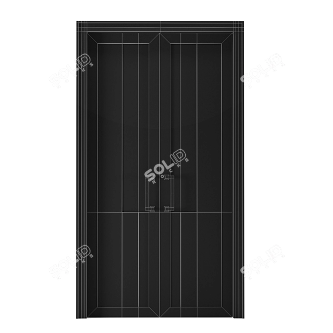 Modern Door 3D Model 2016 3D model image 2