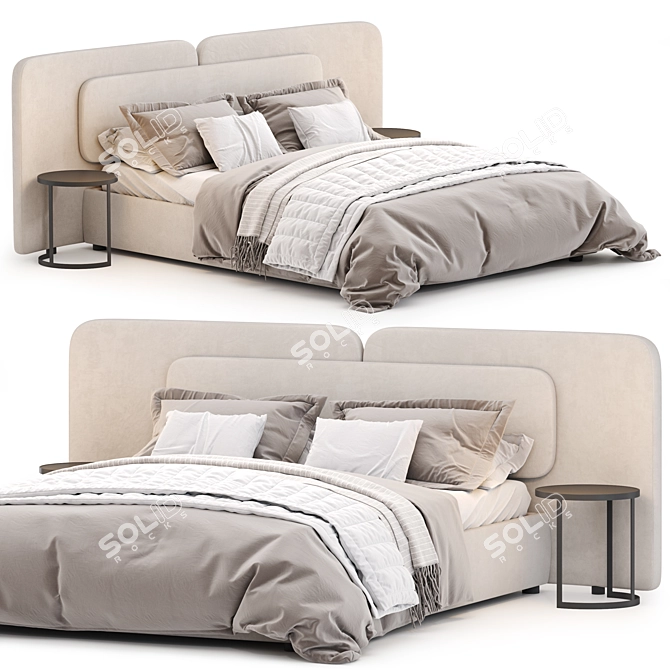  Modern Angelo Bed Design 3D model image 1