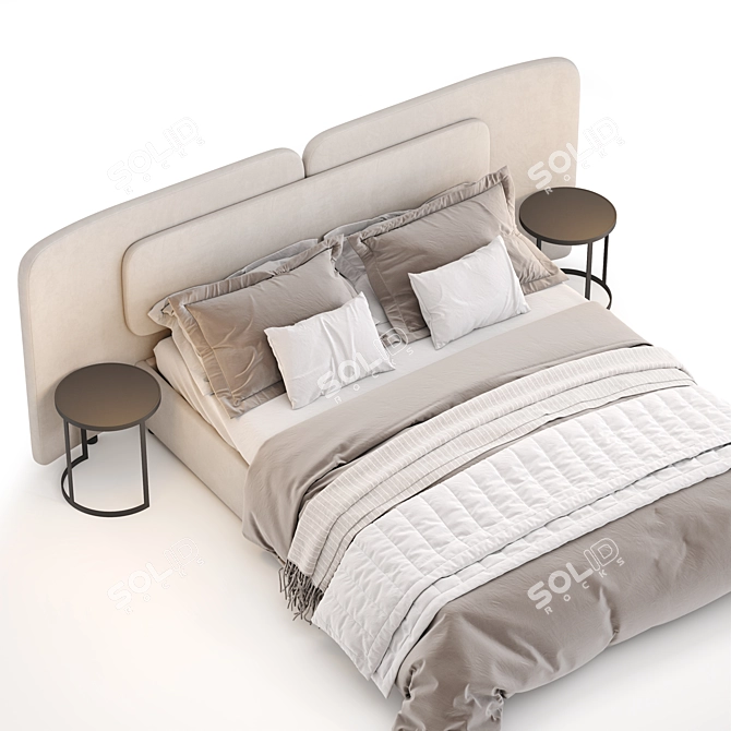  Modern Angelo Bed Design 3D model image 3