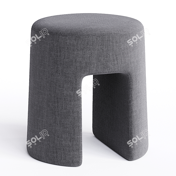 Modern Pouf for Stylish Homes 3D model image 1