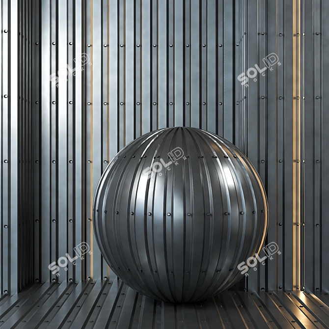 4k Metal Sheet Texture Collection 3D model image 2