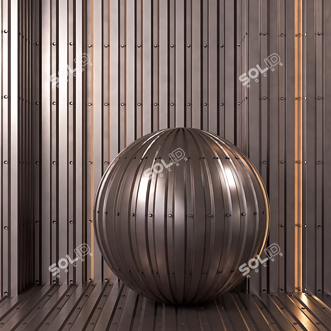 4k Metal Sheet Texture Collection 3D model image 3