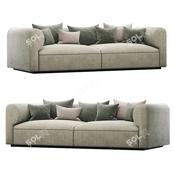  Mitchell Gold & Bob Sofa 3D model image 1