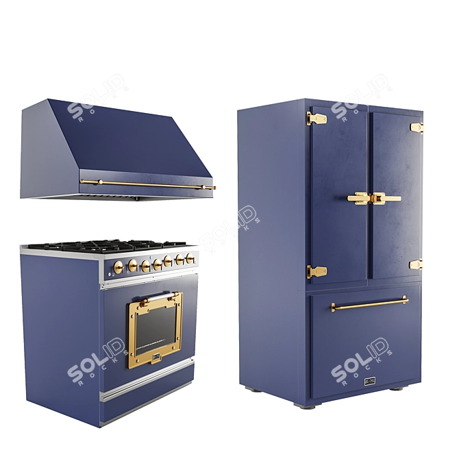 BigChill Set 01: High Details 3D model image 2