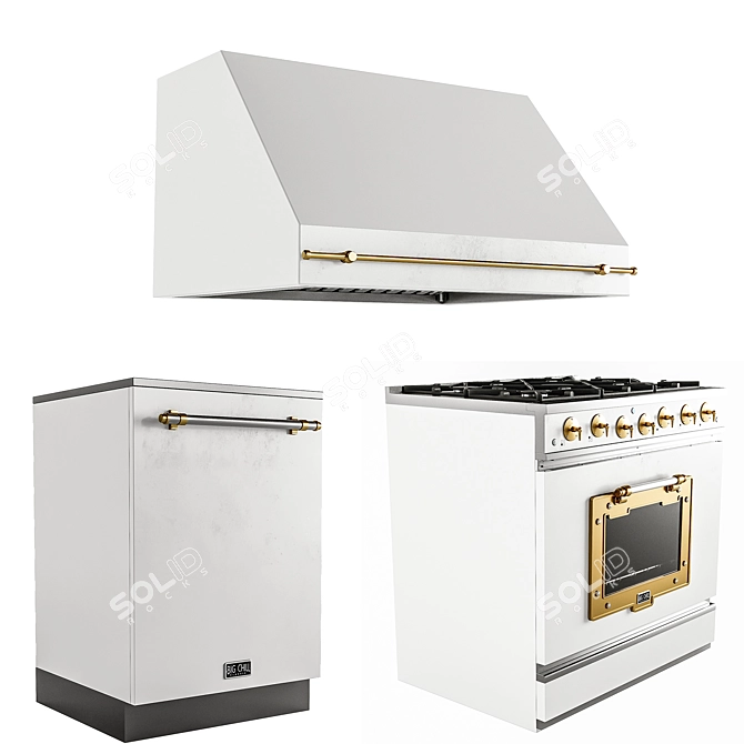 BigChill Set 01: High Details 3D model image 3