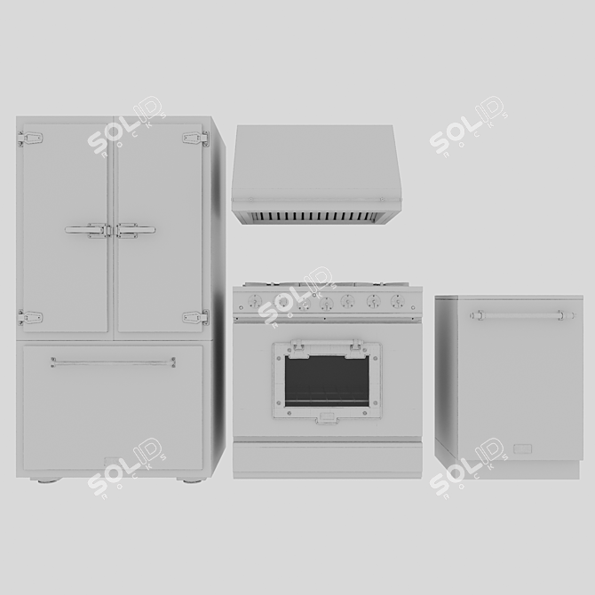 BigChill Set 01: High Details 3D model image 4