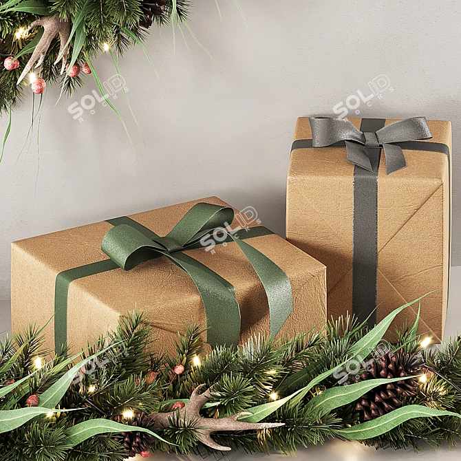 Festive Pottery Barn Decor Collection 3D model image 3