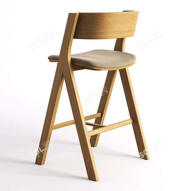 Modern Cantarutti Bar Stool 18K 3D model image 4