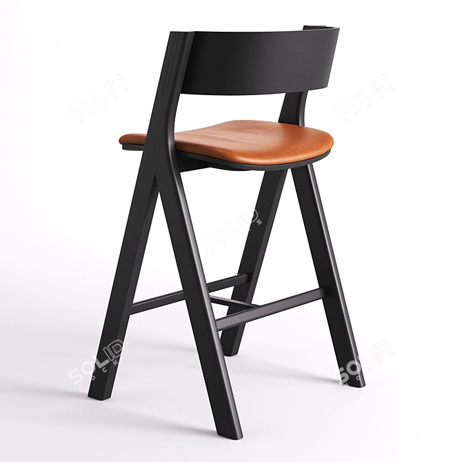 Modern Cantarutti Bar Stool 18K 3D model image 5