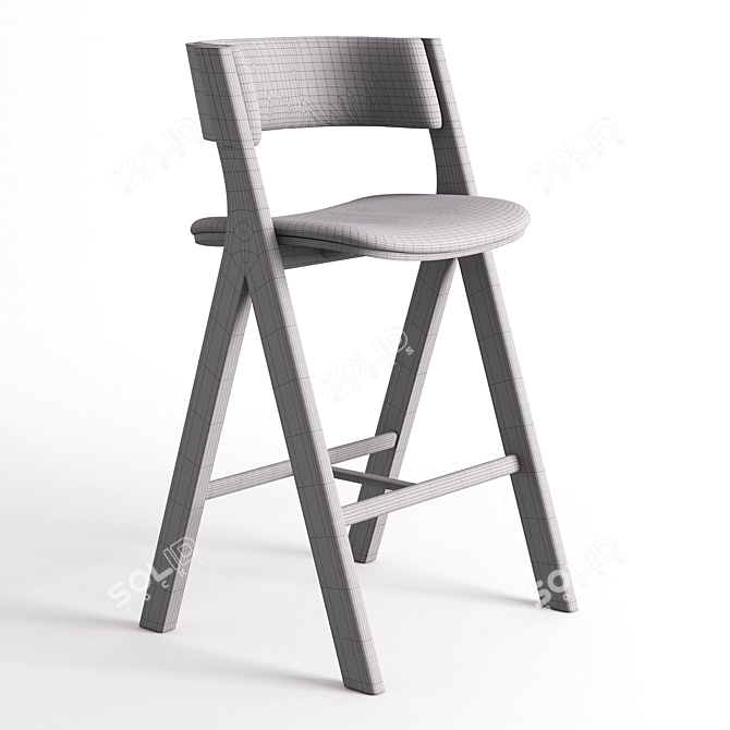 Modern Cantarutti Bar Stool 18K 3D model image 6