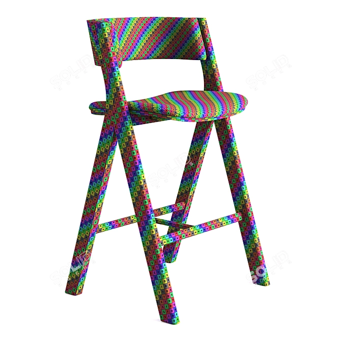 Modern Cantarutti Bar Stool 18K 3D model image 15