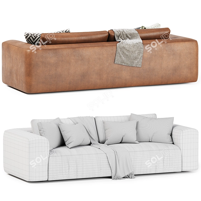 Modern Fenton Sofa CollectionAndFeel 3D model image 3