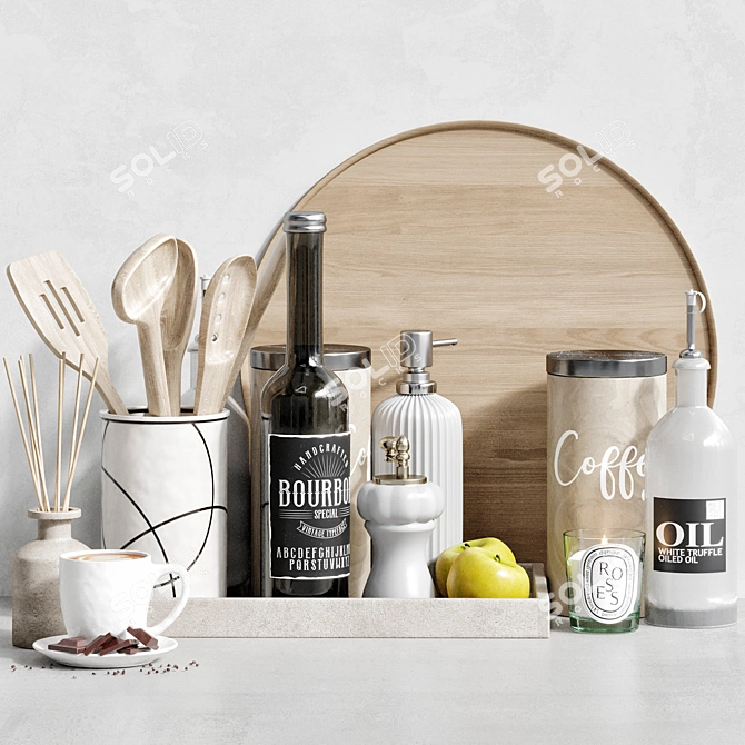 Kitchen Accessories 24 Bundle 3D model image 3