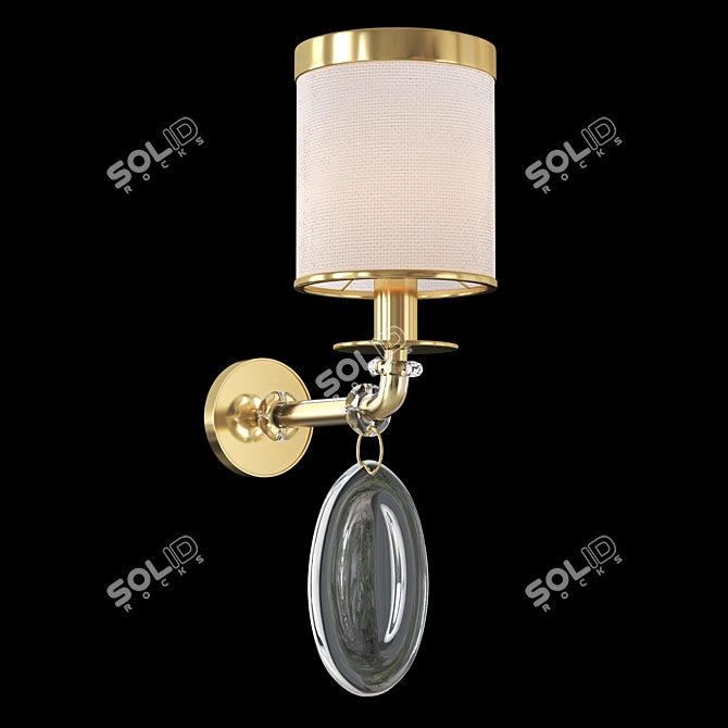 Elegant Olympya RD Chandelier Render 3D model image 1