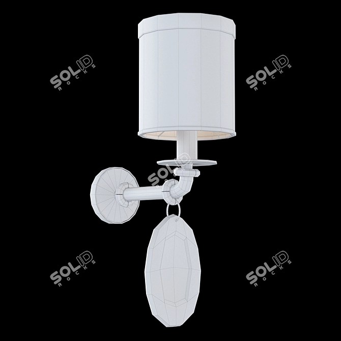 Elegant Olympya RD Chandelier Render 3D model image 2