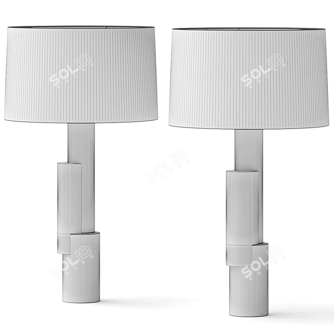 Modern Pepperdine Table Lamp: Vray/Corona 3D model image 3