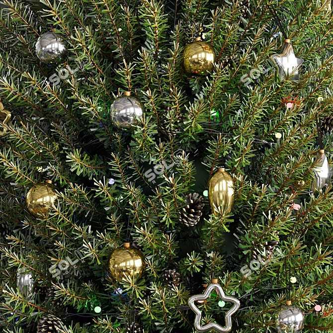 Christmas Tree 2023 VRaya Version 3D model image 7