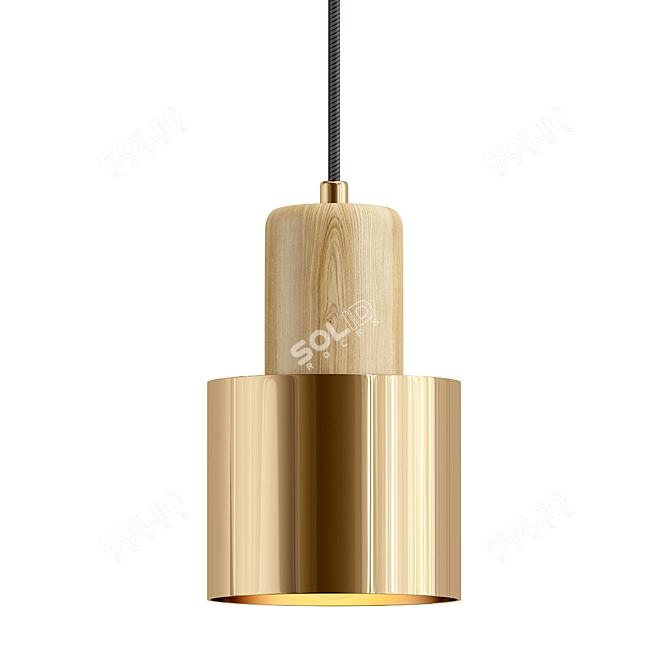 Elegant Wicklow Model Lamp 3D model image 1