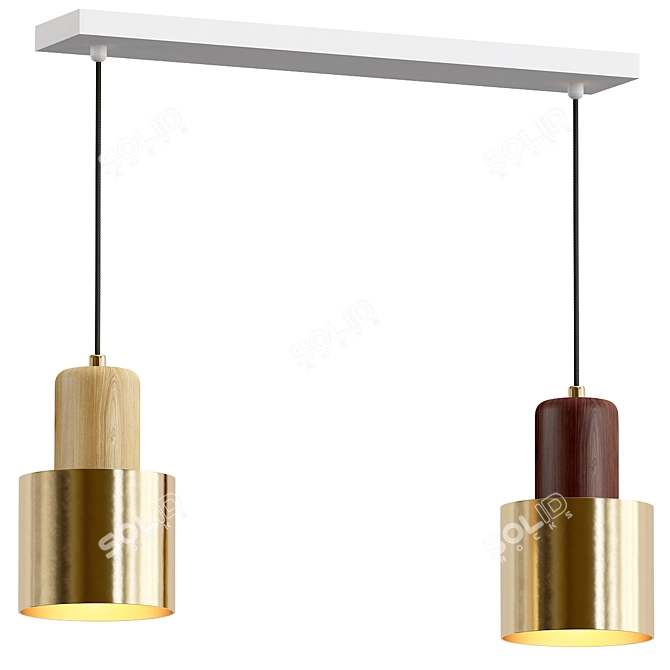 Contemporary Wicklow Designer Lamp 🌟 3D model image 1