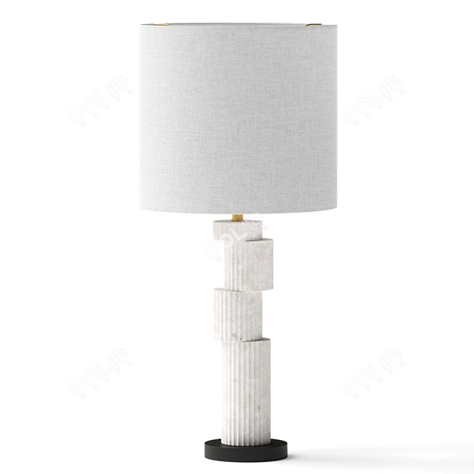  Sleek Paladia Table Lamp 3D model image 1