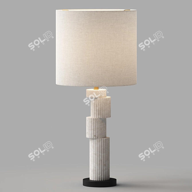  Sleek Paladia Table Lamp 3D model image 2