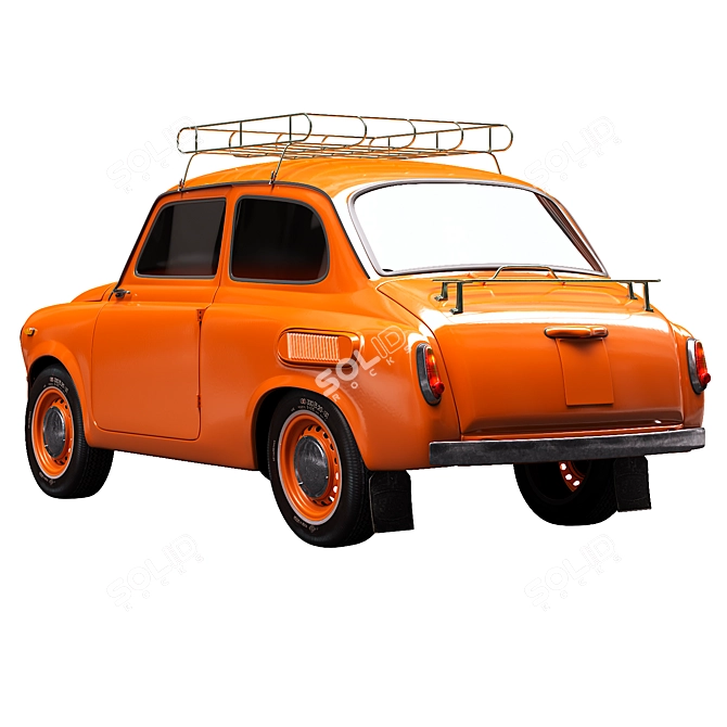 Low-Poly Zaz 965 Turbosmoth Model 3D model image 3