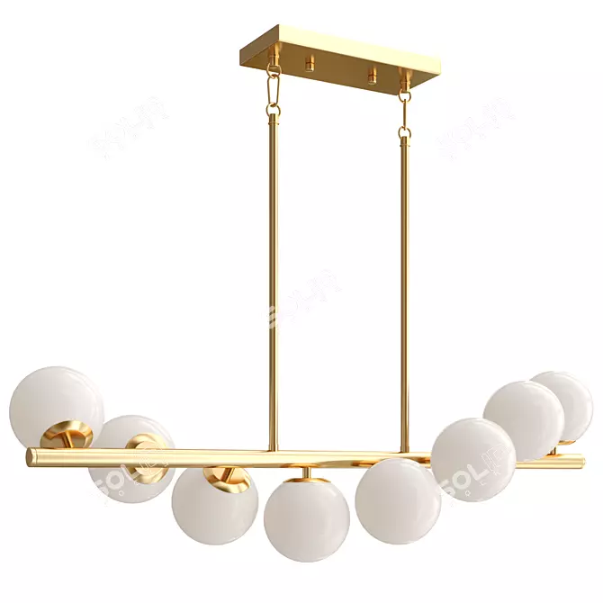 Croco 815187 Pendant Light (120cm) 3D model image 2