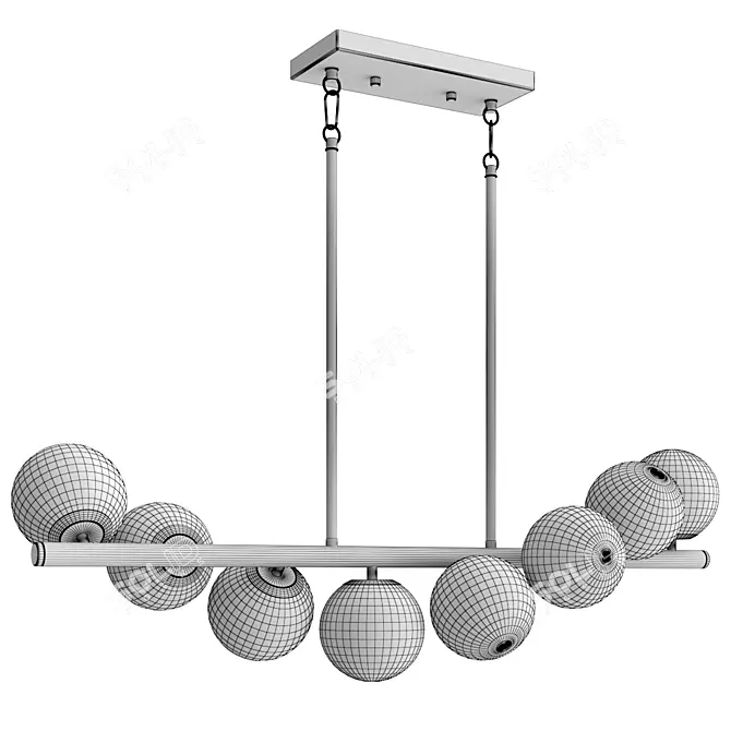 Croco 815187 Pendant Light (120cm) 3D model image 3