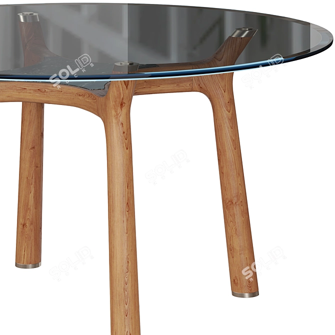 Giorgetti Memos Round Table Set 3D model image 3