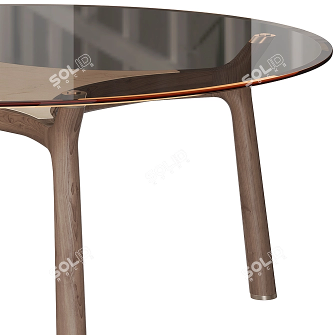 Giorgetti Memos Round Table Set 3D model image 4