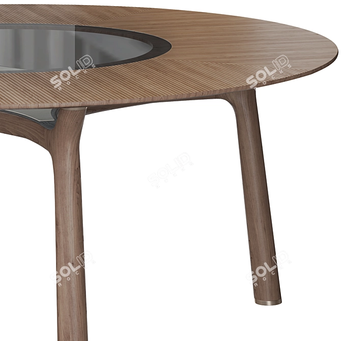Giorgetti Memos Round Table Set 3D model image 5