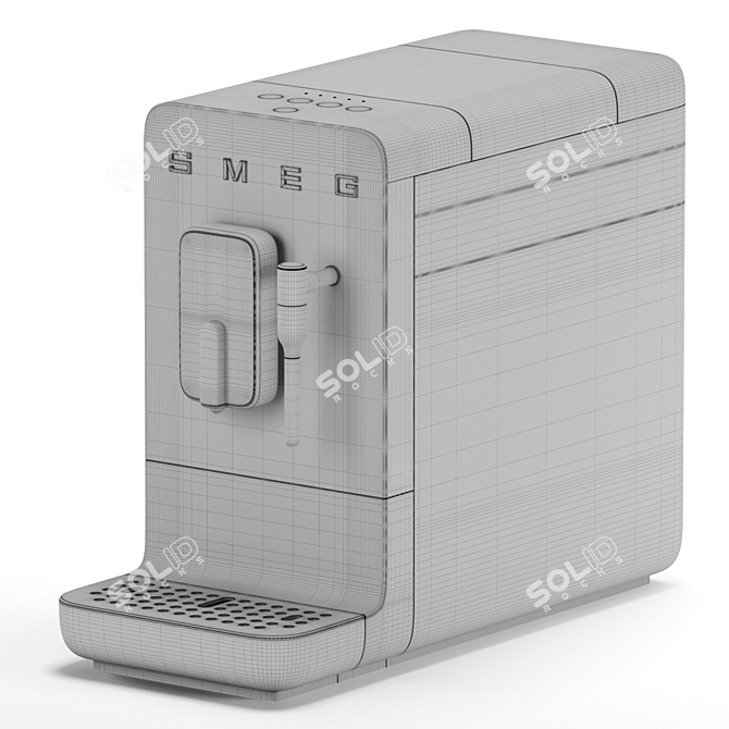 Sleek Coffee Machine Render Files 3D model image 8