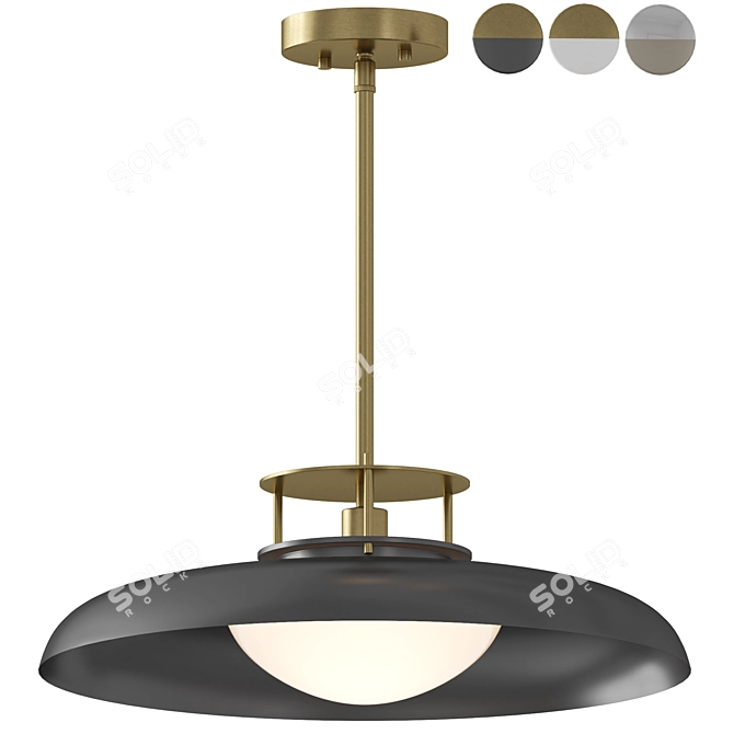 Savoy House Gavin Pendant - Modern Elegance 3D model image 1