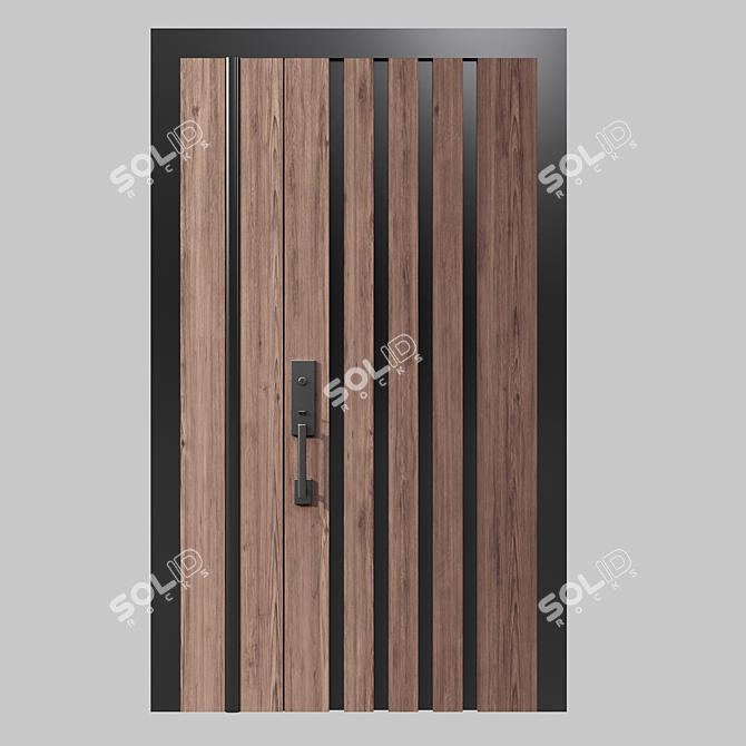 Diverse Entrance Collection with Handles 3D model image 5