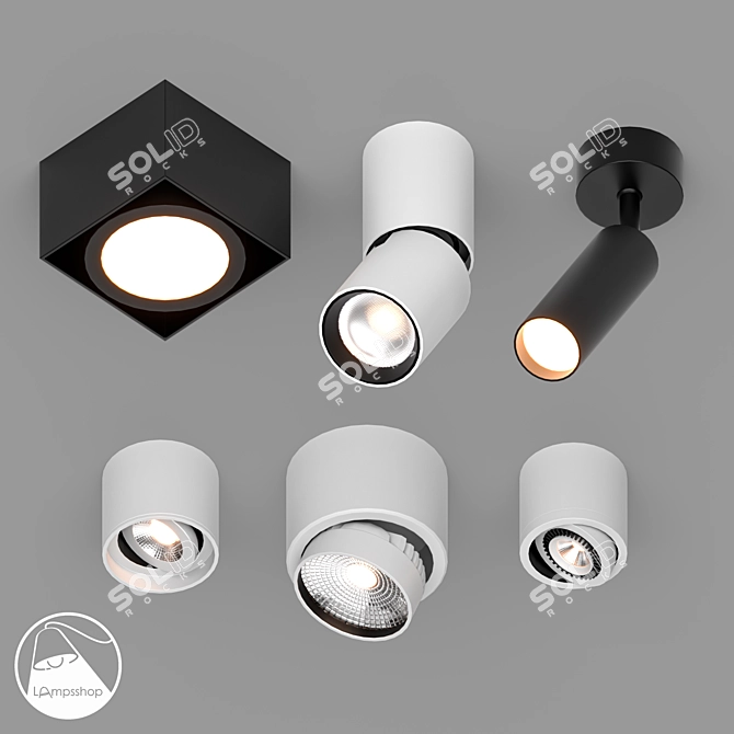 Artistic Lighting Collection Showcase 3D model image 1