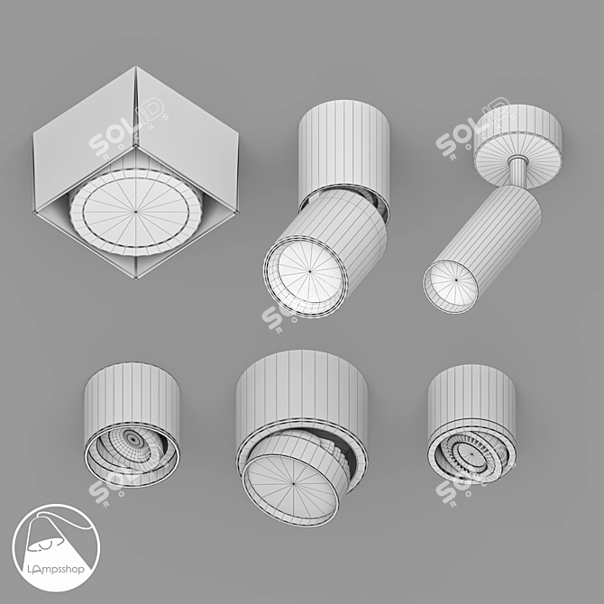 Artistic Lighting Collection Showcase 3D model image 2