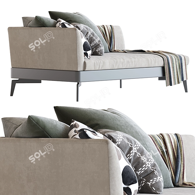 Feel Good Chaiselongue Flexform 2016 3D model image 2