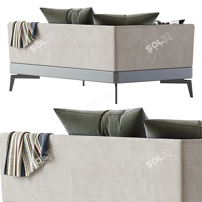 Feel Good Chaiselongue Flexform 2016 3D model image 3