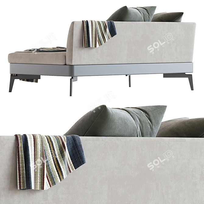 Feel Good Chaiselongue Flexform 2016 3D model image 4