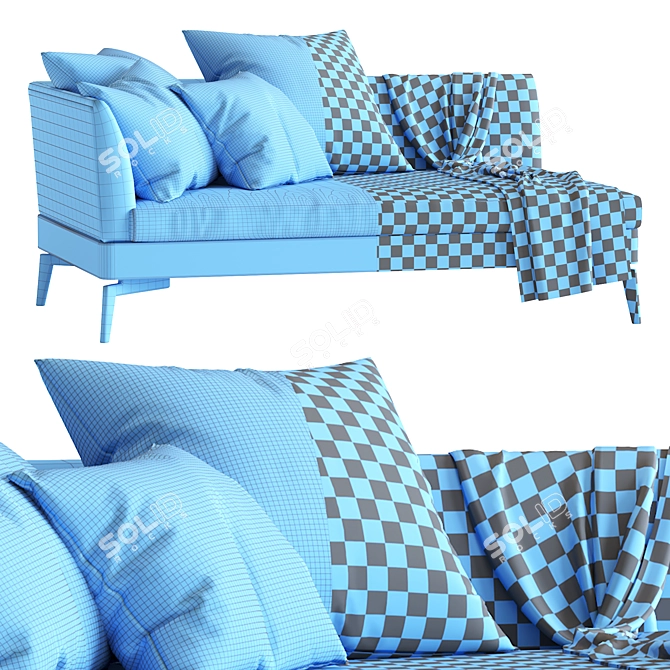 Feel Good Chaiselongue Flexform 2016 3D model image 7