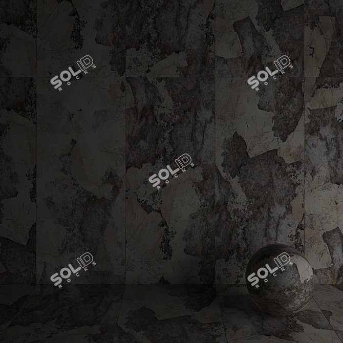 Patagonia Marble Tile Wall & Floor 3D model image 4