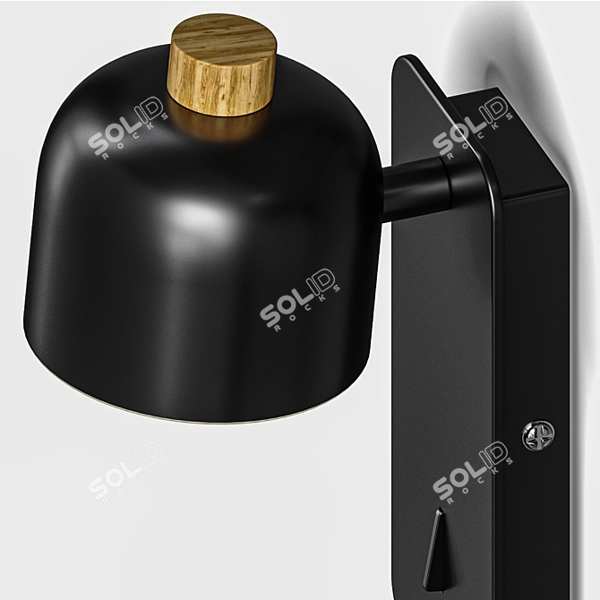 Modern Minimalist Wall Lamp 3D model image 3