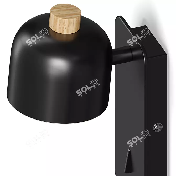 Modern Minimalist Wall Lamp 3D model image 5