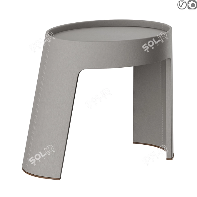 Elegant Giorgetti Morfeo Desk 3D model image 1