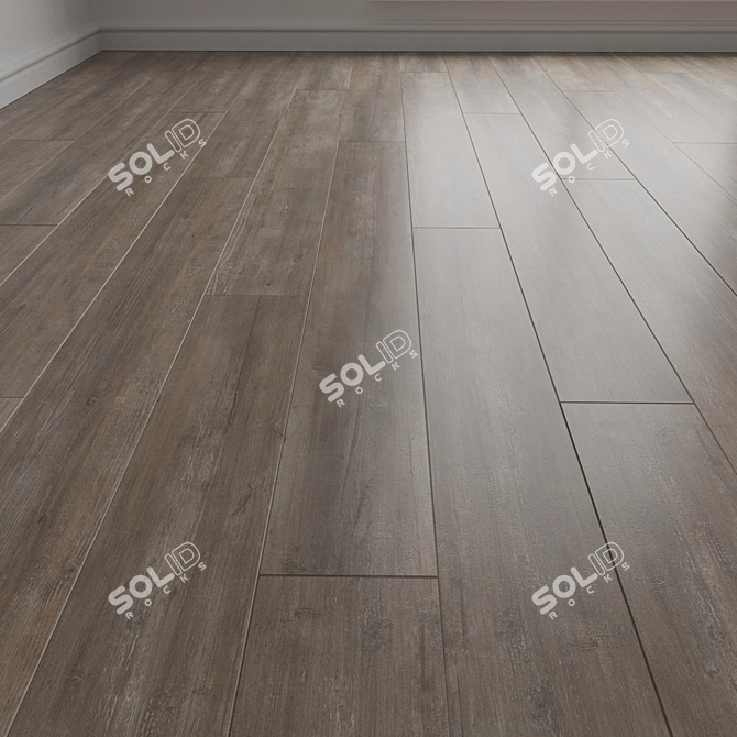 Engineered Wood Flooring Parquet Pack 3D model image 1