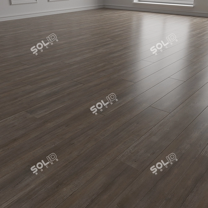 Engineered Wood Flooring Parquet Pack 3D model image 2