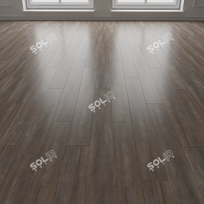 Engineered Wood Flooring Parquet Pack 3D model image 3