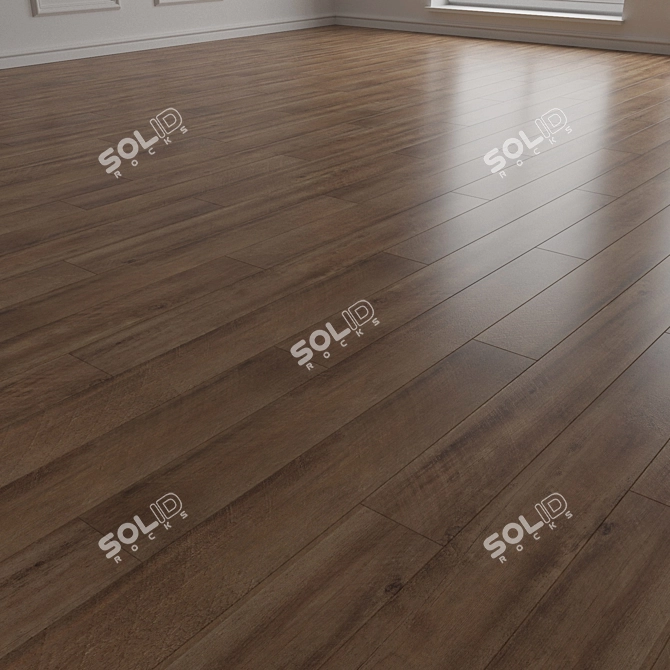 Versatile Wood Floor Panels 3D model image 5