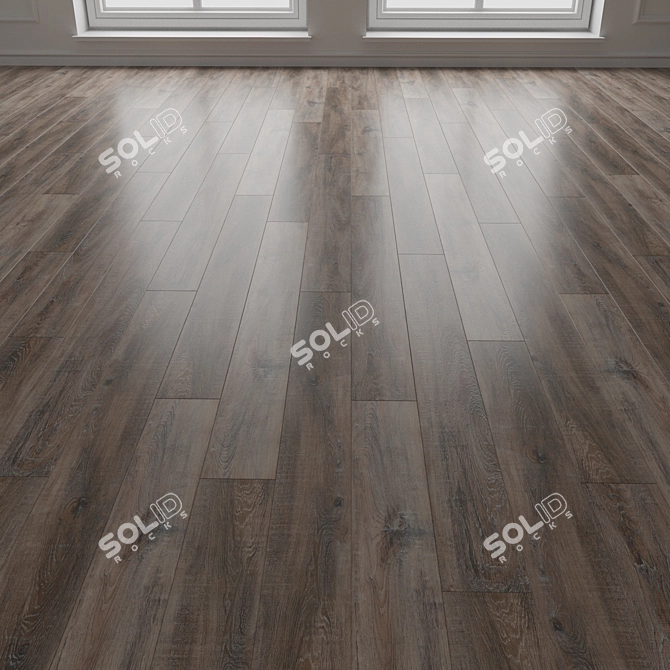 Engineered Wood Parquet Flooring 3D model image 3