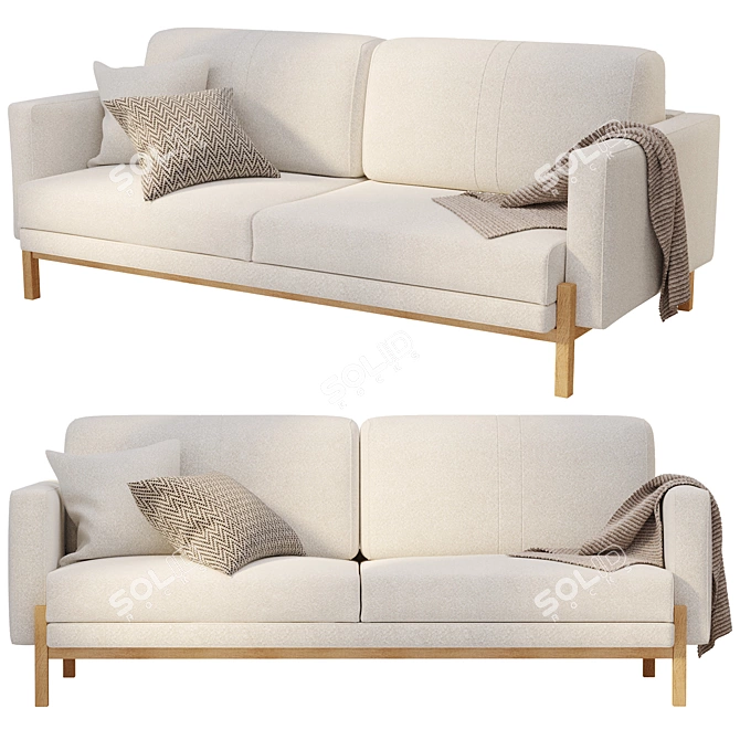 DANTONE HOME Lagom Sofa Bed 3D model image 1